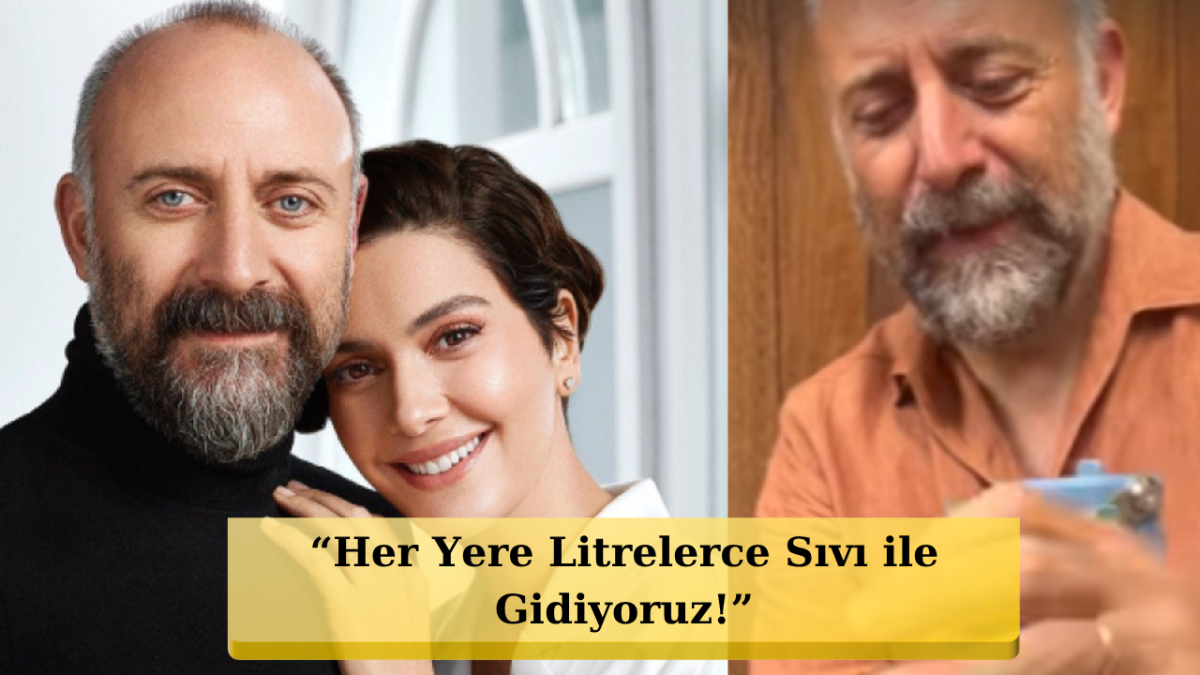 Bergüzar Korel'den Eşi Halit Ergenç'in Termos Aşkına Güldüren Gönderme!