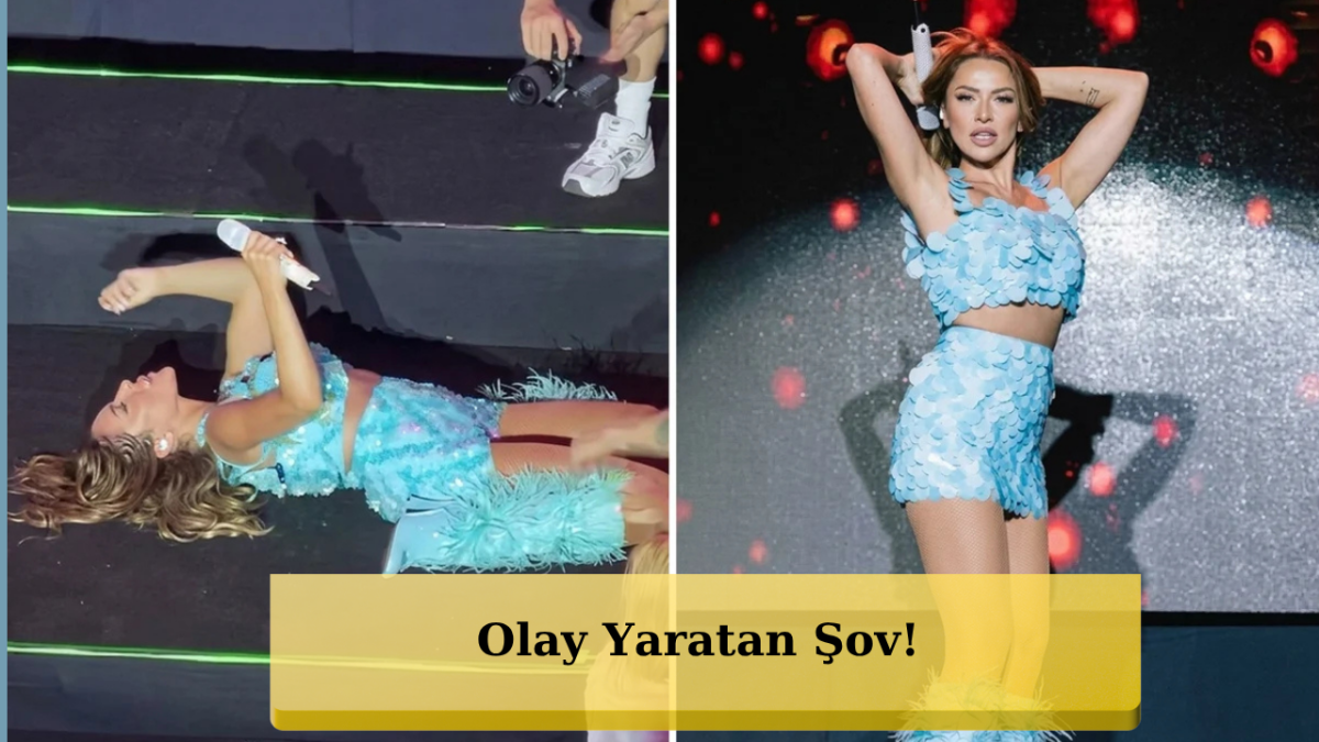 Hadise Altınoluk'u Salladı! Sahne Basamaklarında Yerde Dans Etti