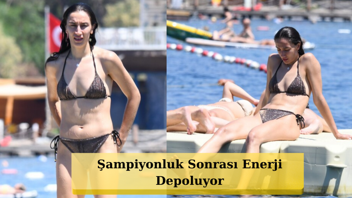 Filenin Sultanı Hande Baladın Bodrum'da Sezonun Yorgunluğunu Çıkarıyor