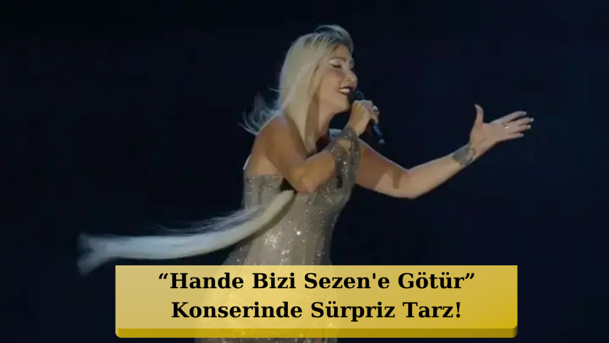 Hande Yener Yeni İmajıyla Sahnede! Uzun Sarı Saçları ve Dev Gözlükleri Olay Oldu