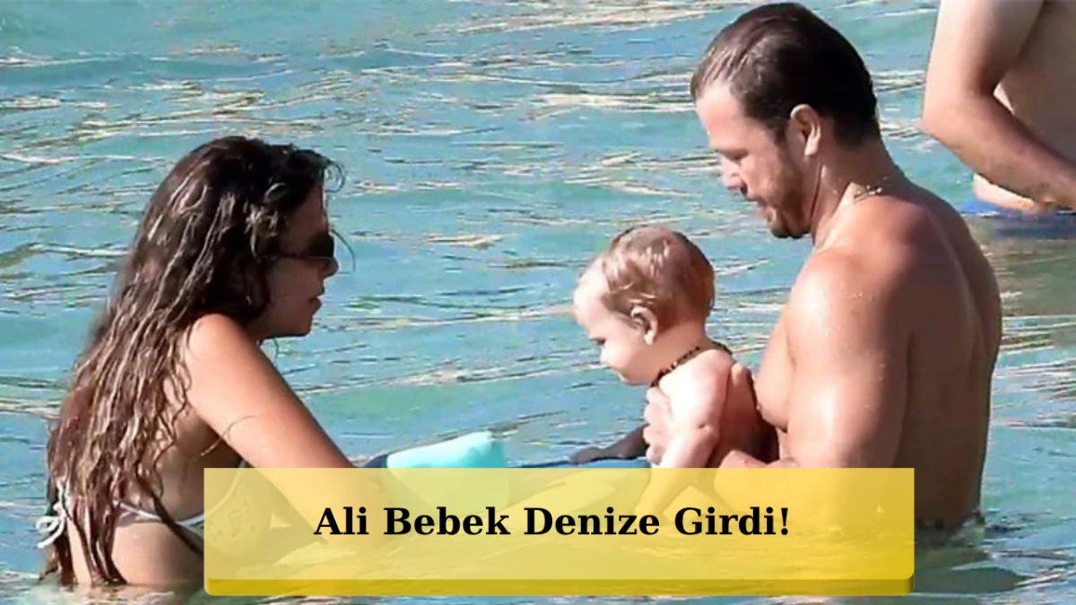 Tolga Sarıtaş ve Zeynep Mayruk Çiftinden Çeşme'de Aile Boyu Deniz Keyfi!