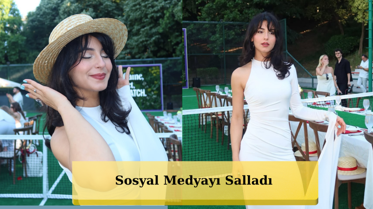 Davette Kuğu Zarafeti! Rojbin Erdem Düz Beyaz Elbisesiyle Büyüledі!