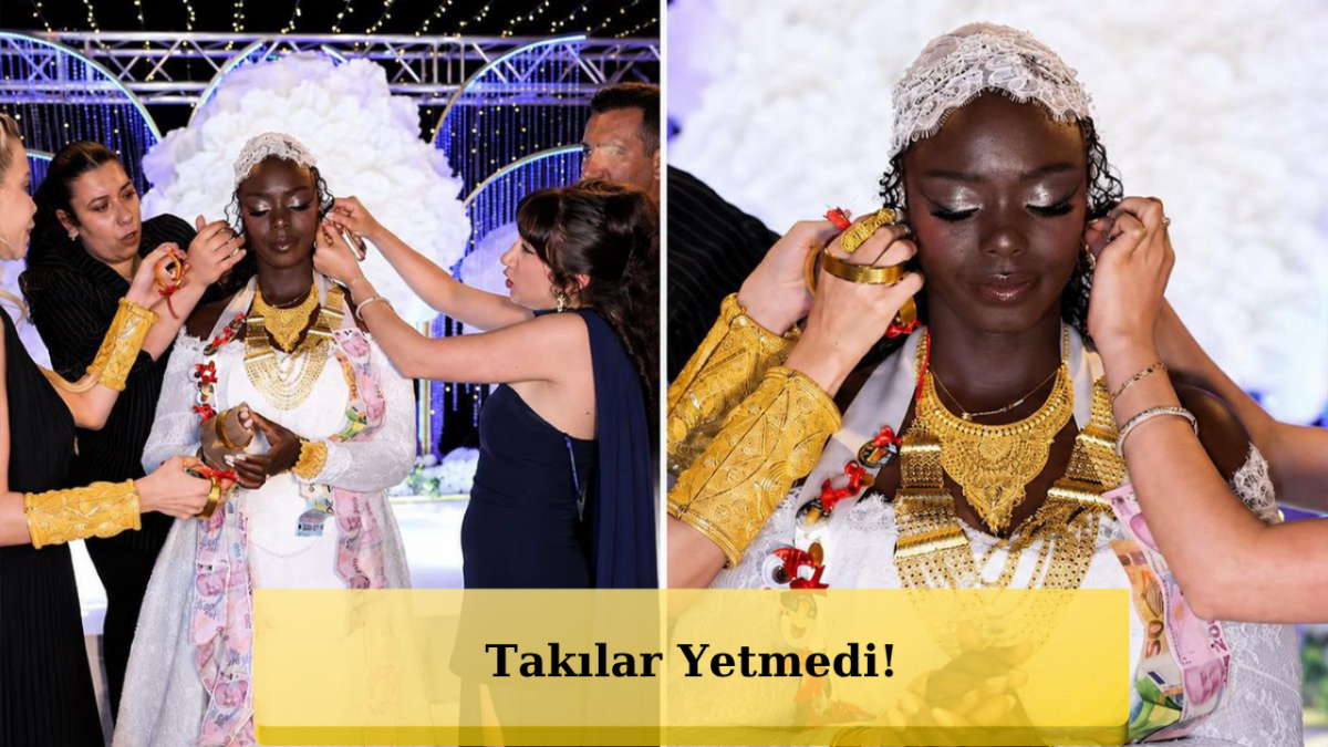 Fenomen Düğününde Olay Görüntü! Zehra Özdemir Altınların Altında Kaldı