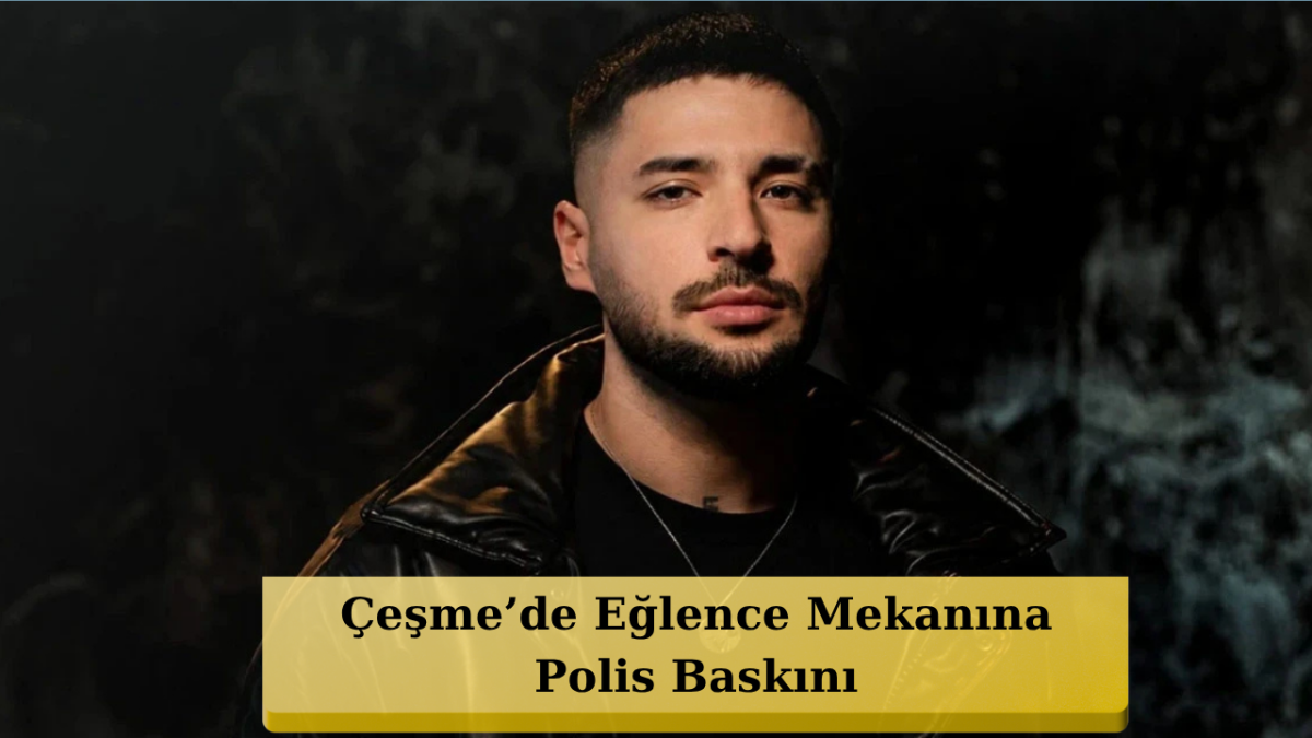 Rapçi Uzay Şarkı Sözleri Yüzünden Sahneden İndirildi: Çeşme'de Şok Gözaltı!