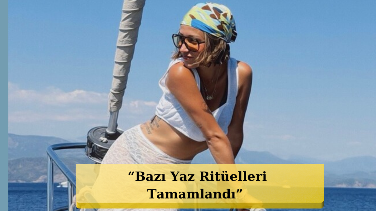 Kız Kıza Mavi Tur: Zeynep Bastık'tan Tekne Tatili Pozları!