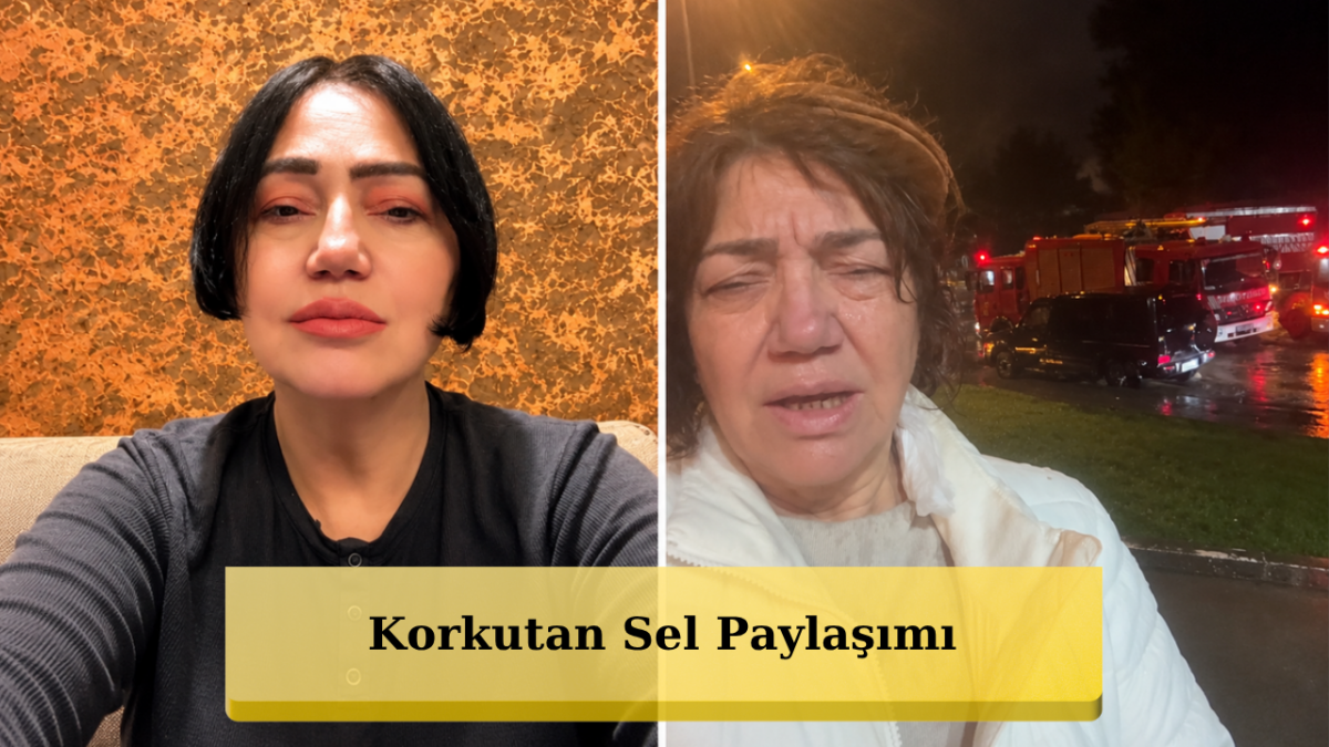 İstanbul'daki Sel Felaketinde Nazan Öncel de Mahsur Kaldı: 