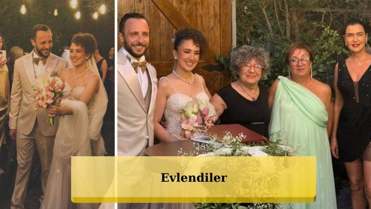 Oyuncu Çift Yağmur Başkurt ile Mehmet Şeker Evlendi