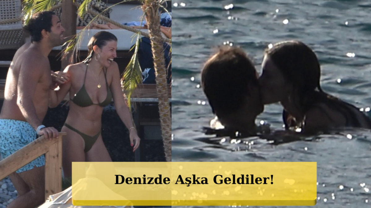 İlayda Akdoğan ve Ege Gür Bodrum'da Aşka Geldi! Denizin Ortasında Romantik Anlar