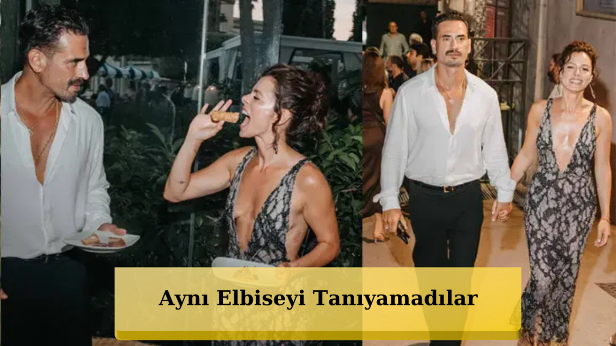 Burak Yamantürk Ve Özge Özpirinçci Bu Kez Elbiseyle Gündemde