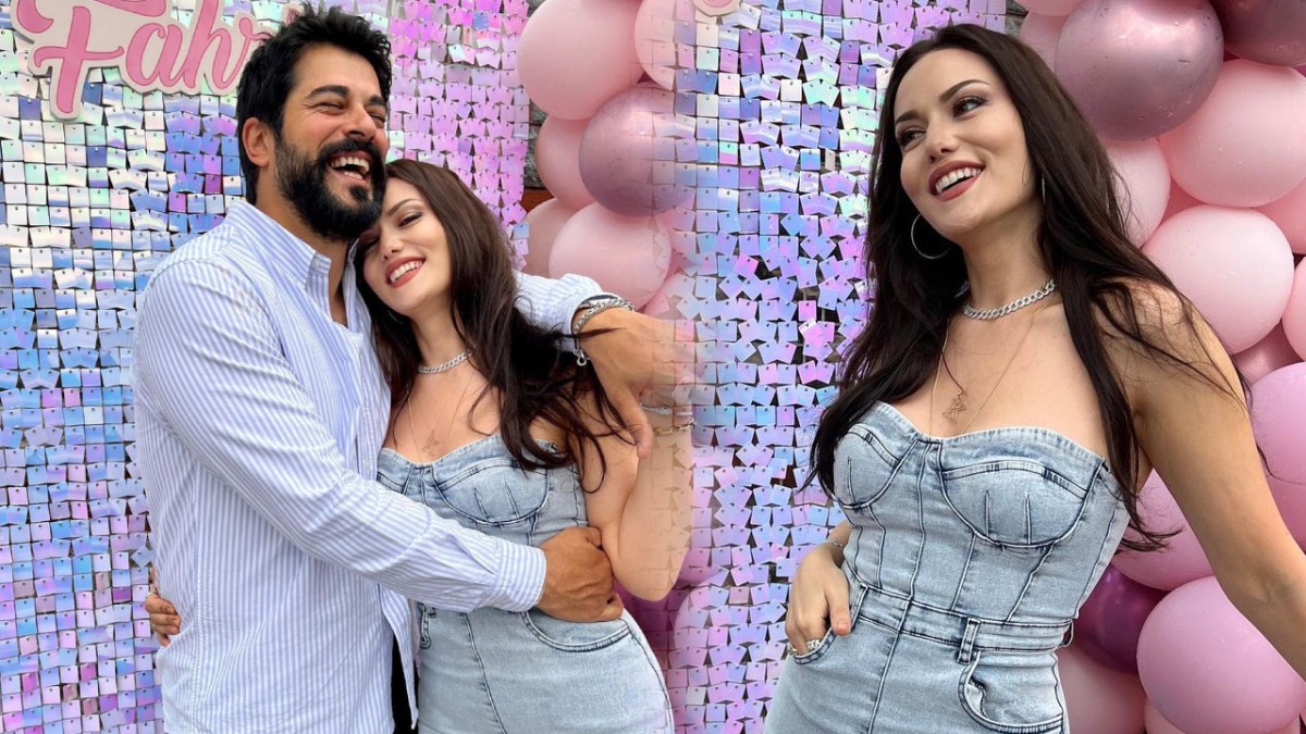 Fahriye Evcen'e 'Barbie' konseptli doğum günü partisi