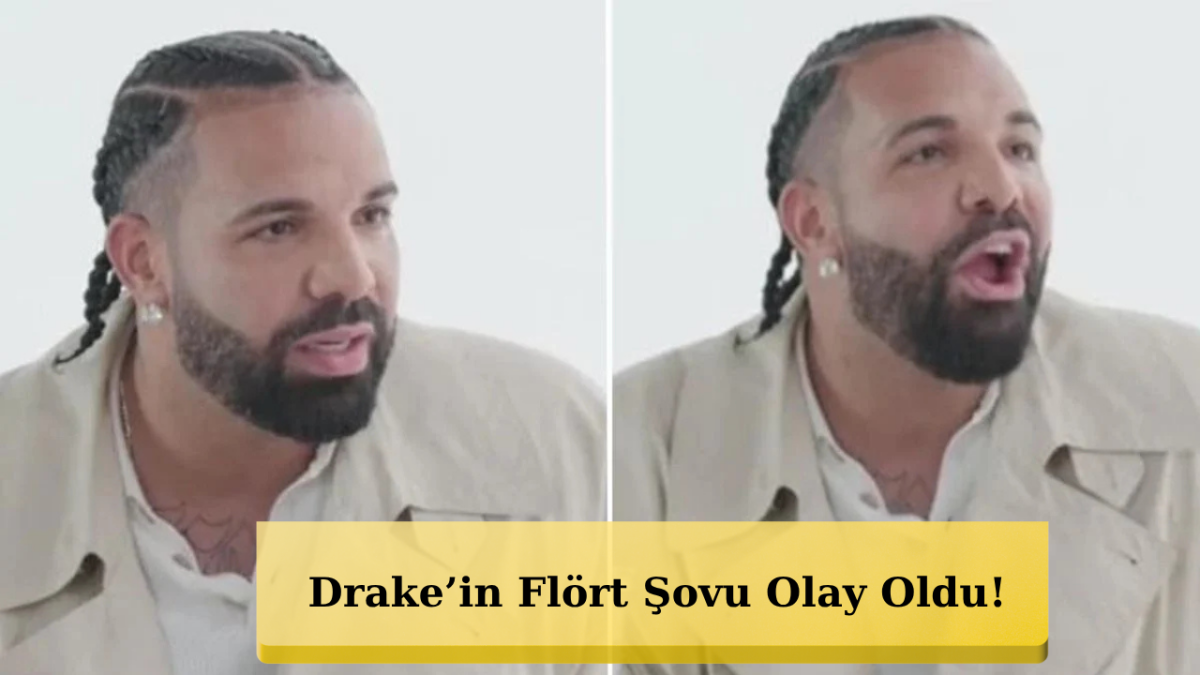 Drake Çıldırdı! Güzel Kadının İsteğiyle Canlı Yayında Havladı