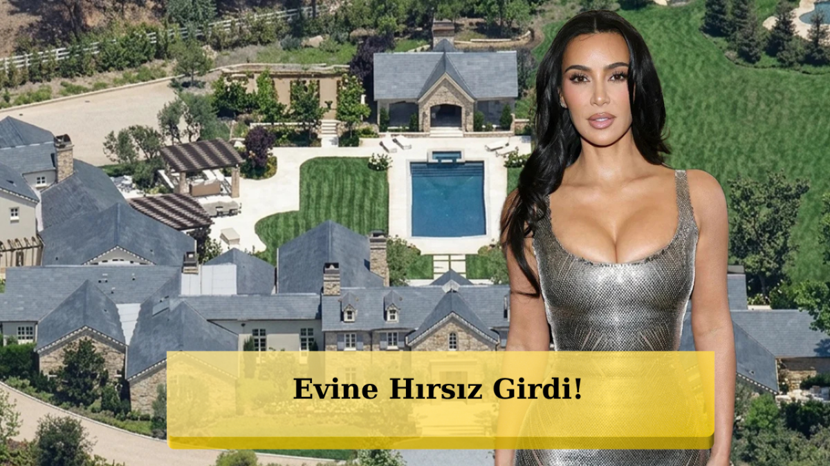 Kim Kardashian’ın 60 Milyon Dolarlık Evinde Skandal! Hırsız Bakın Ne Yaptı