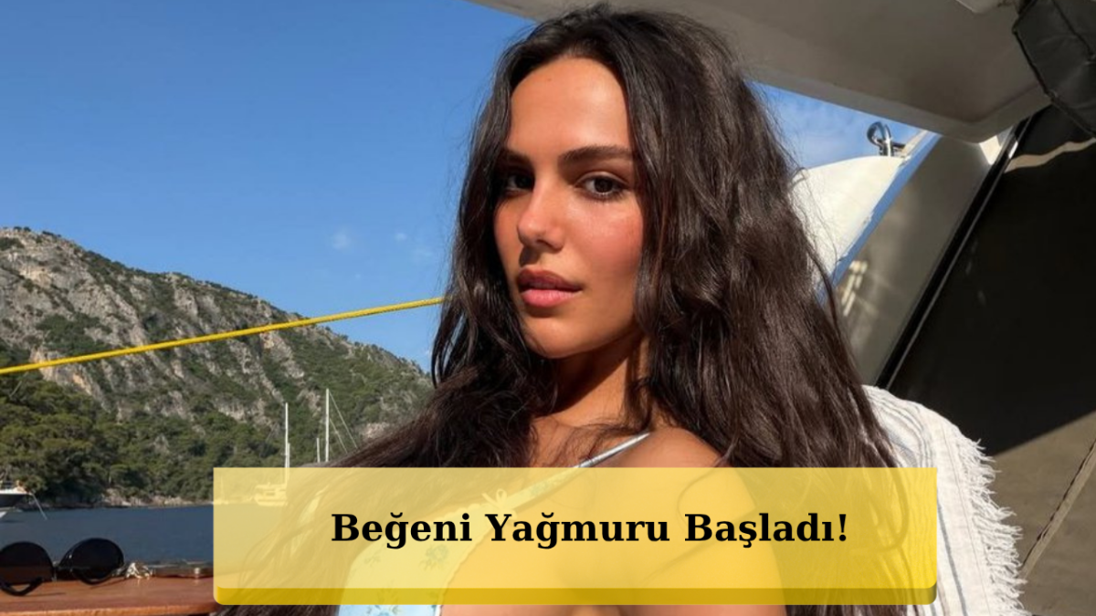 Tekne Kamarasında Ayna Şov! Özgü Kaya Renkli Bikinisiyle Nefes Kestі!