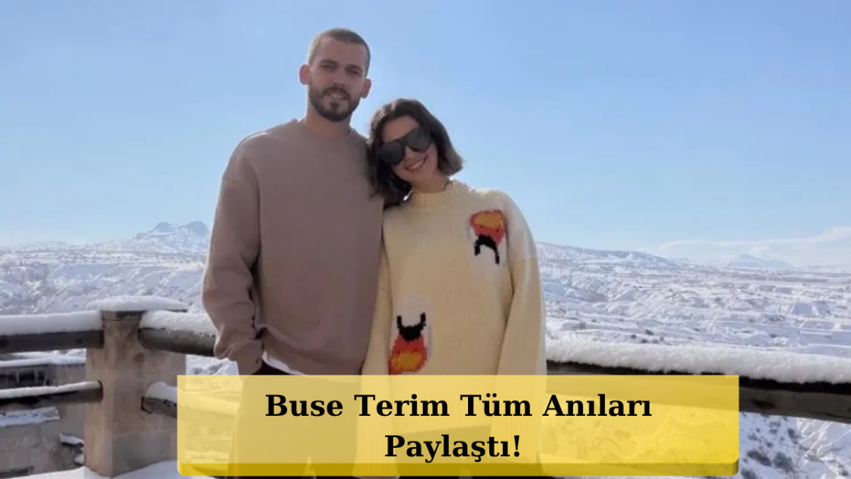 Buse Terim'den Peş Peşe Kareler! Romantik Not Gündem Oldu
