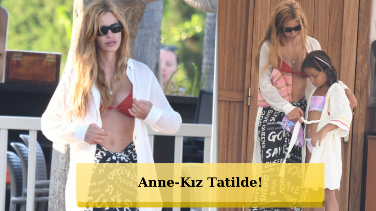 Kıvılcım Ural ve Kızı İlayda Tangöze Bodrum'da Tatil Sezonunu Açtı