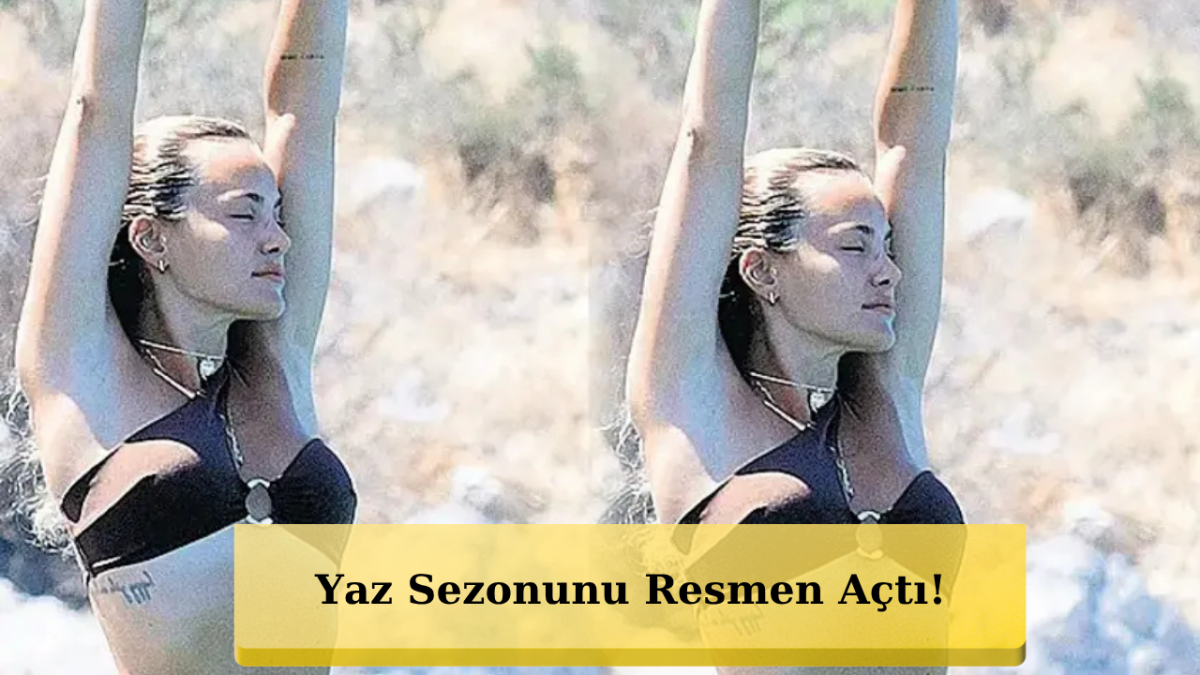 Bodrum Sahillerinde Tek Başına Bir Yıldız: Mihre Mutlu Gölköy'de Fit Görüntüsüyle Büyüledi!