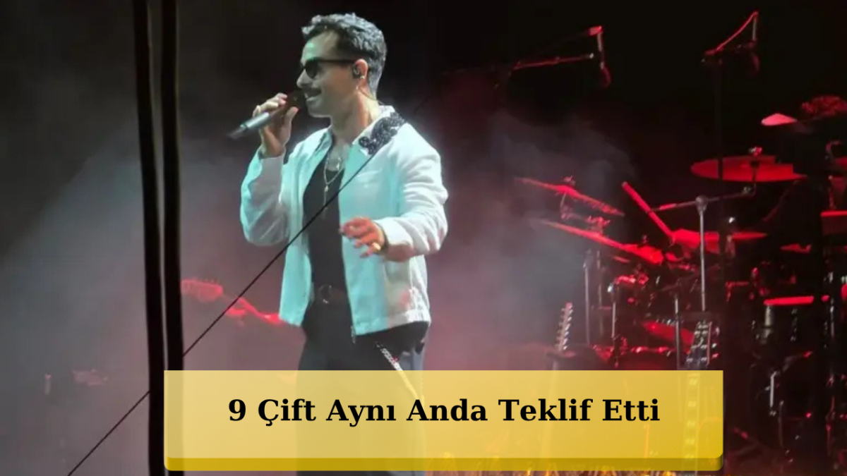 Konser Bir Anda Evlilik Şovuna Döndü! Gökhan Türkmen Şaştı Kaldı