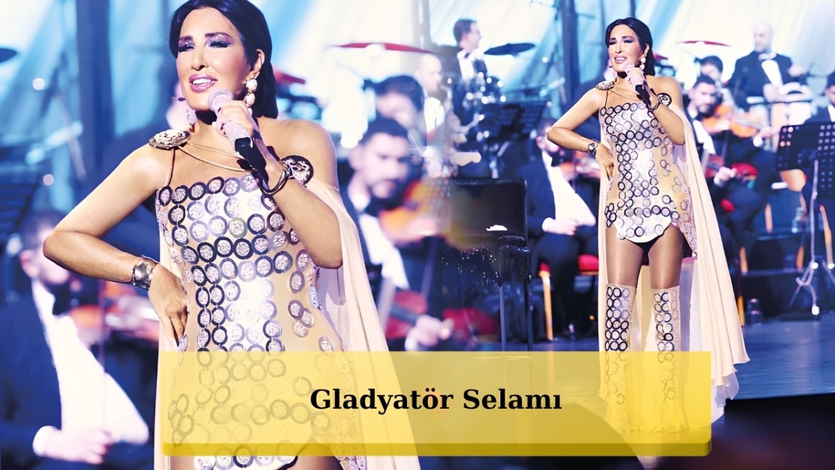 Bursa'da Sahne Alan Nükhet Duru'dan Zeki Müren'e Gladyatör Selamı