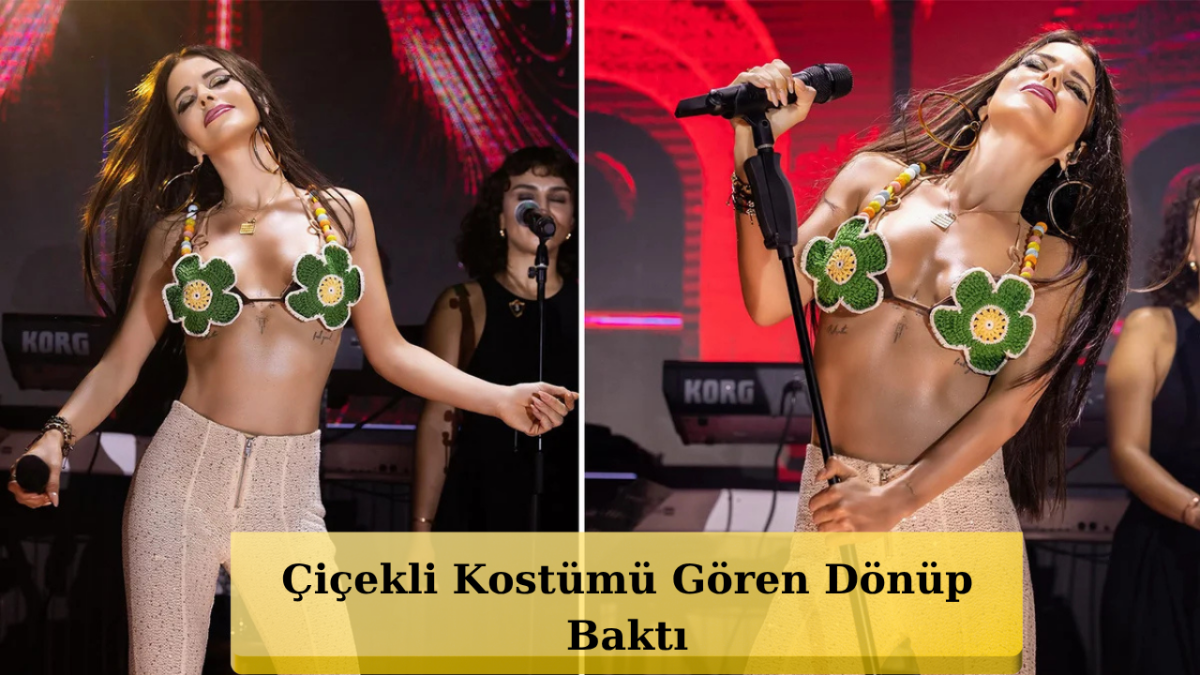Simge Çiçek Açtı! Sahne Kostümü Sosyal Medyayı Salladı
