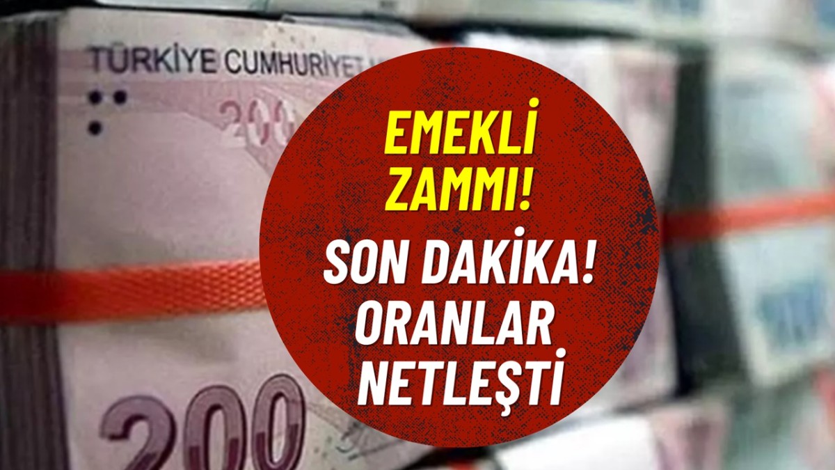 SSK ve Bağ-kur emekli zammı SON DAKİKA! Yeni zam oranları emekliyi sevindirecek