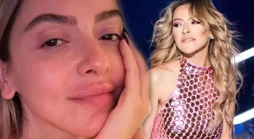 Hadise'nin makyajsız pozları olay oldu