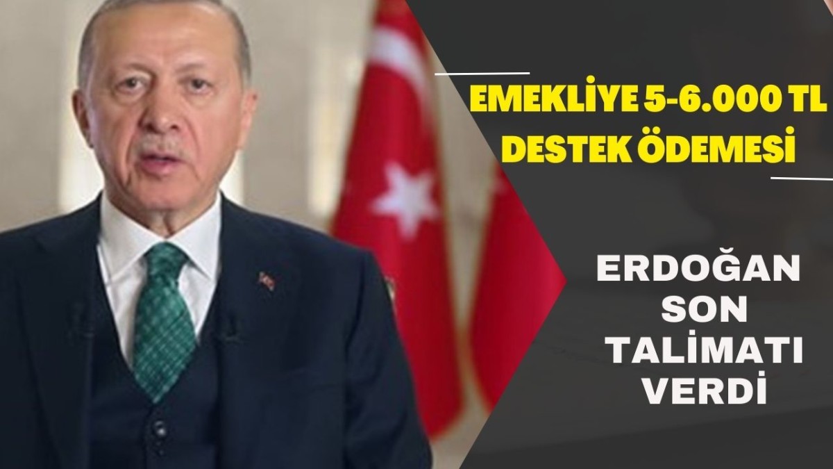 Erdoğan Talimatı Verdi! Kamu Bankaları Emekliye 5-6-7 Bin TL Ödemeye Başladı! E-devlet'ten Başvurun