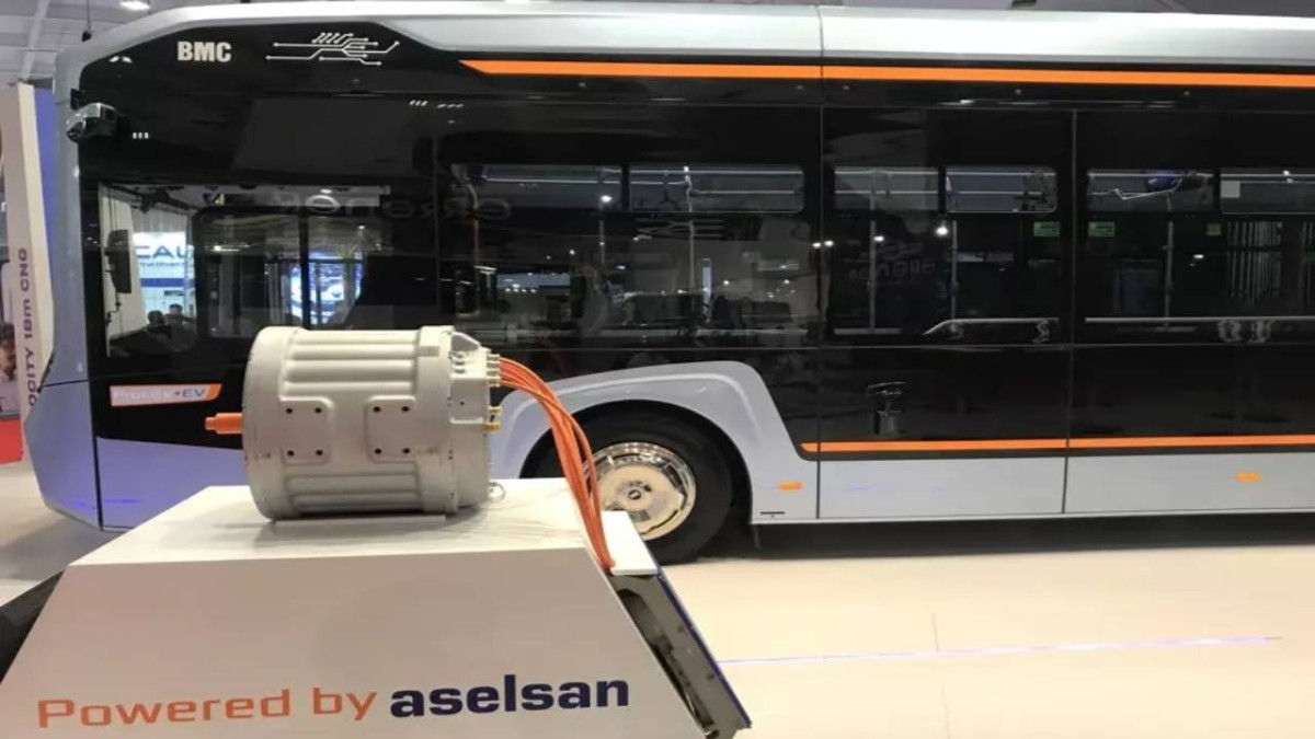 ASELSAN 12 metrelik otobüsü yürütebilen yerli ve milli elektrikli motor geliştirdi