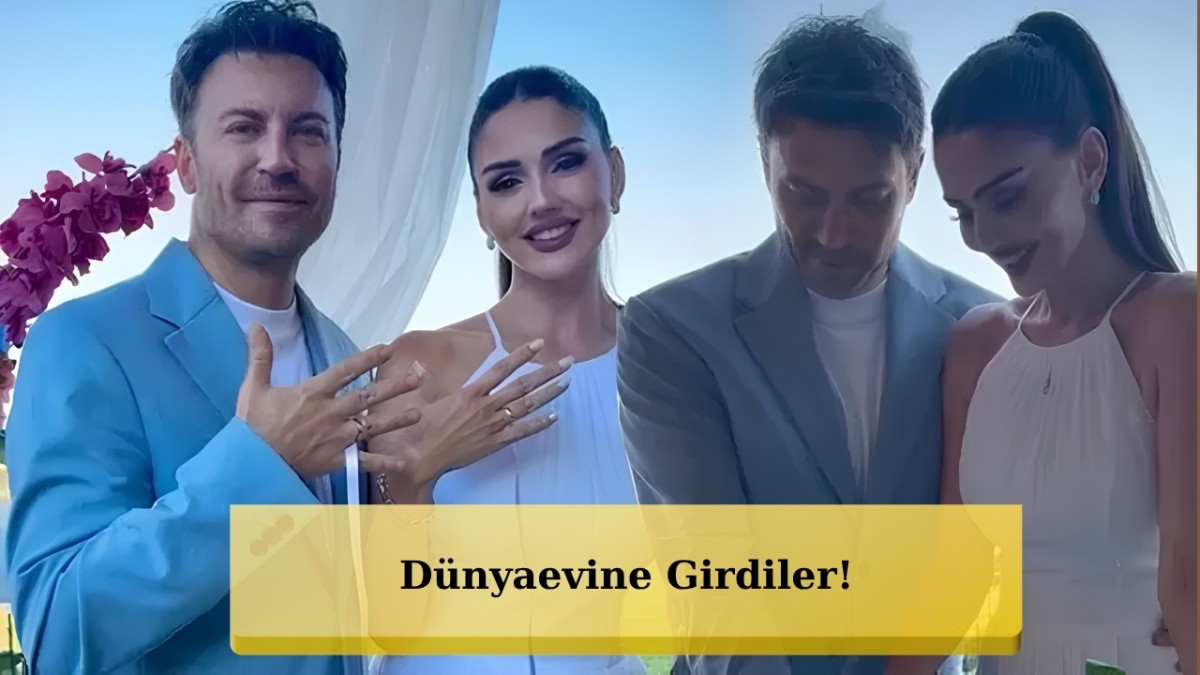 Oyuncu Tolga Güleç ve Spiker Öykü Cengiz Dünyaevine Girdi!