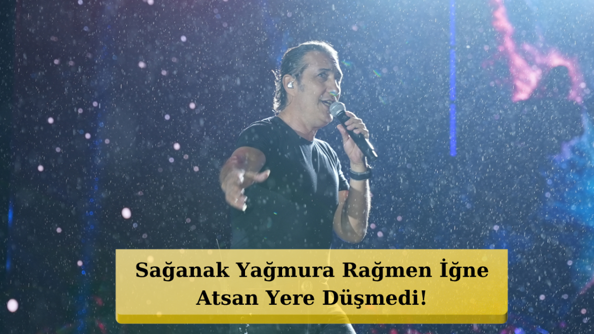 Kıraç Trabzon Kültür Yolu Festivali'nde Hayranlarını Yağmurda Coşturdu!