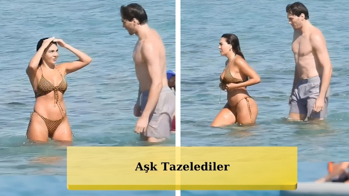 Ebru Şahin ile Cedi Osman'ın Çeşme Tatili Kameraya Yansıdı