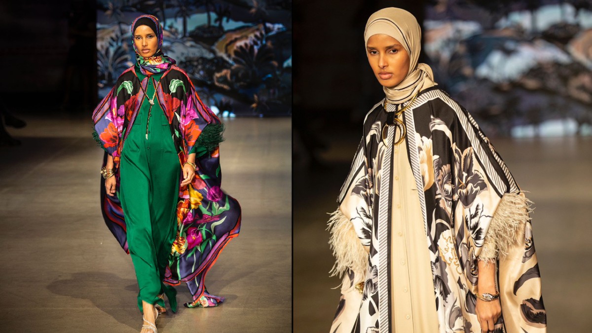 Ünlü Model Rawdah Mohamed, İstanbul Modest Fashion Week'te podyuma çıktı