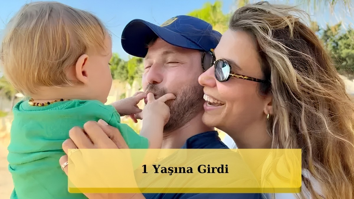 Tolga Sarıtaş ile Zeynep Mayruk'un Oğlu Ali 1 Yaşına Bastı