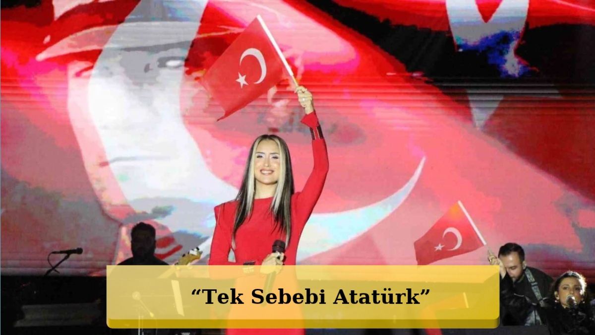 Sahneye Türk Bayrağıyla Çıktı! Hande Ünsal’dan Atatürk Mesajı