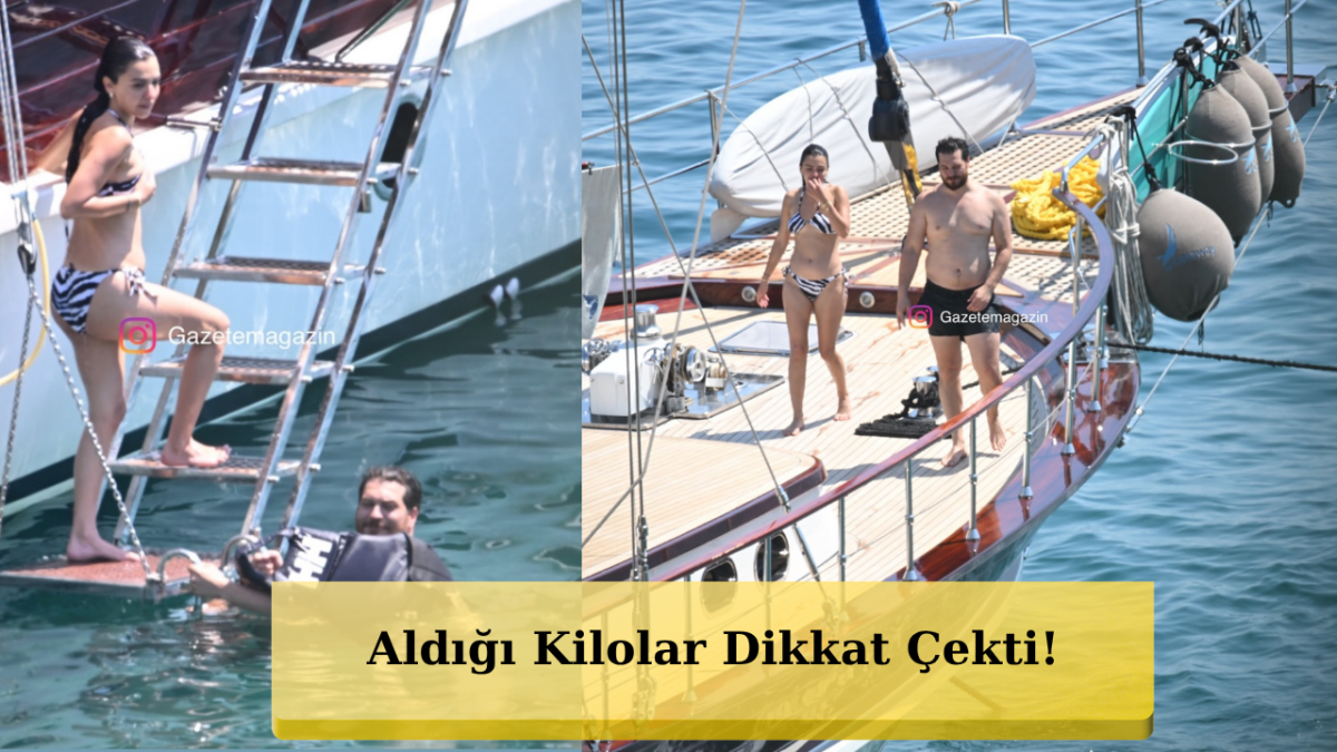 Çağatay Ulusoy ve Aslıhan Malbora Bodrum'da Teknede Görüntülendi!