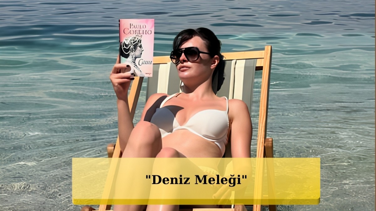 Şezlongda Coelho Okuyan Melis Sezen'den Deniz Meleği Pozları