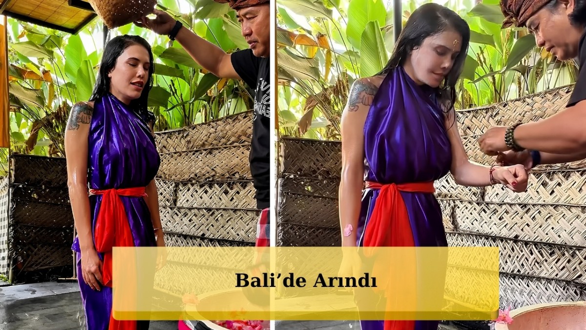 Yüz Ameliyatı Sonrası Hayatı Kabusa Dönen Didem Ceran Bali'de Arınma Ritüeline Katıldı