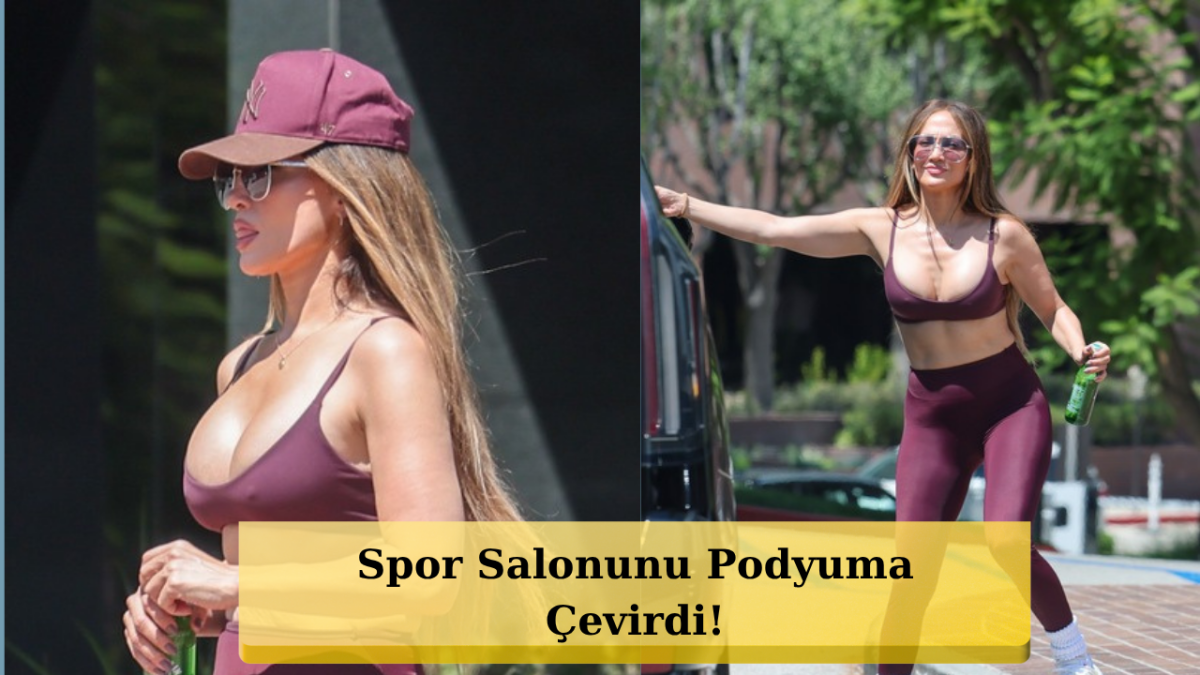 Jennifer Lopez’den Spor Şovu! Salona Böyle Gitti