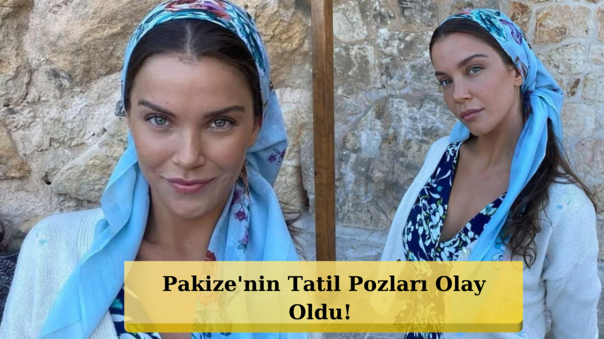 Uzak Şehir'in Pakize'si Yaren Güldiken Bikinisiyle Çimlere Uzandı!