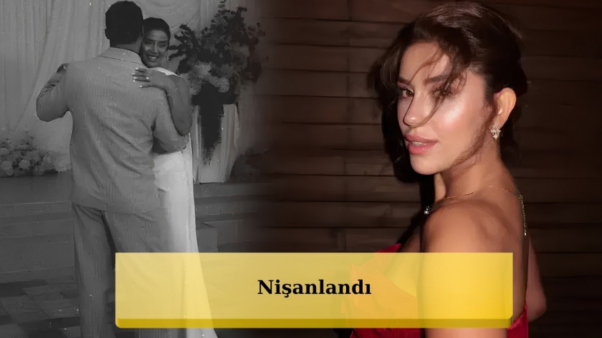 Kızılcık Şerbeti'nin Aylin'i Hamide Akkuş Nişanlandı: Tepsiye Para Yağdı