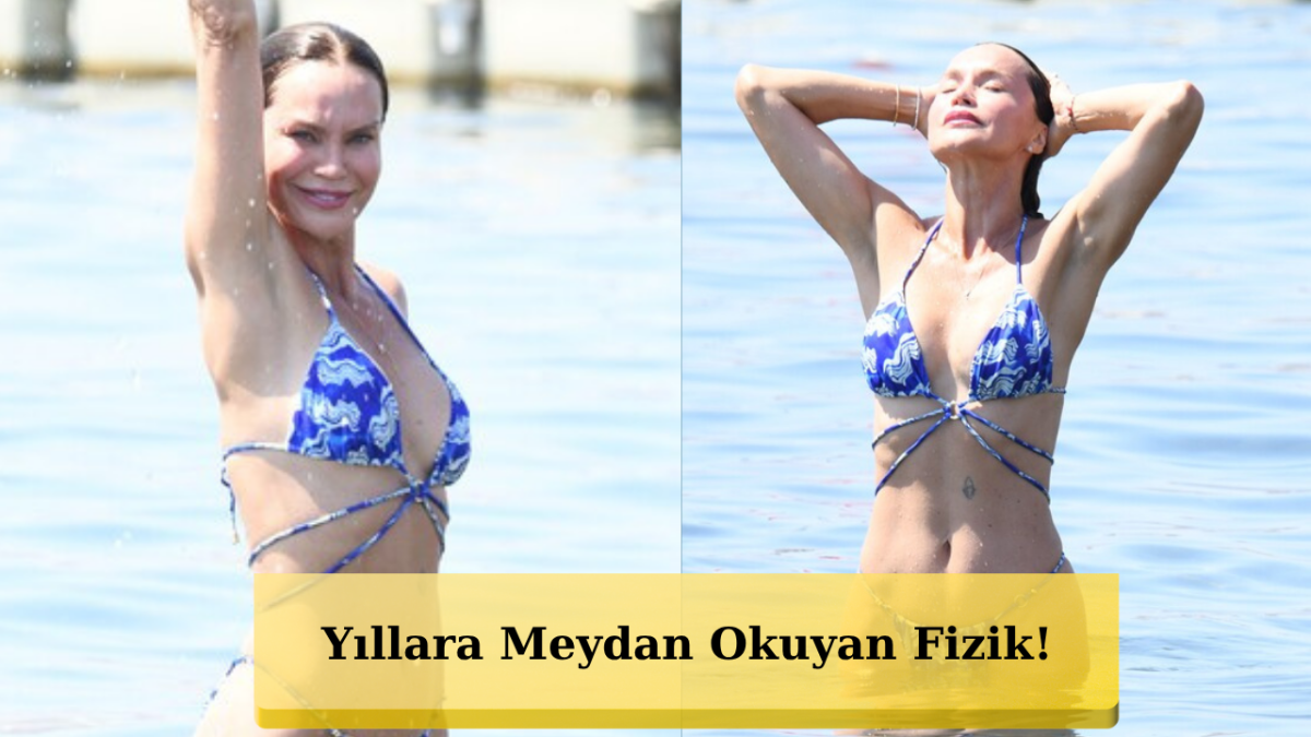 Podyumdan Sahile! Ebru Şallı Bodrum'da Defile Sonrası Soluğu Denizde Aldı