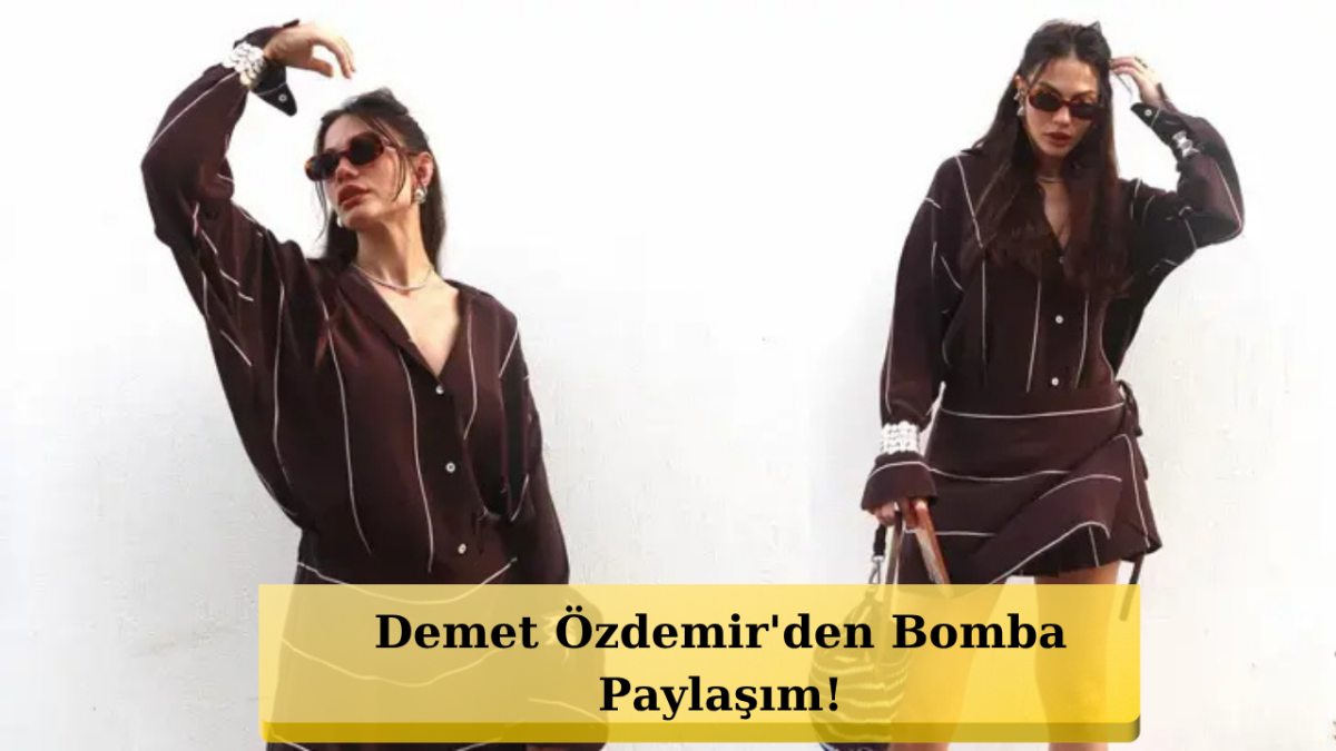 Demet Özdemir Yine Gündemde! Pozlarına Beğeni Yağdı