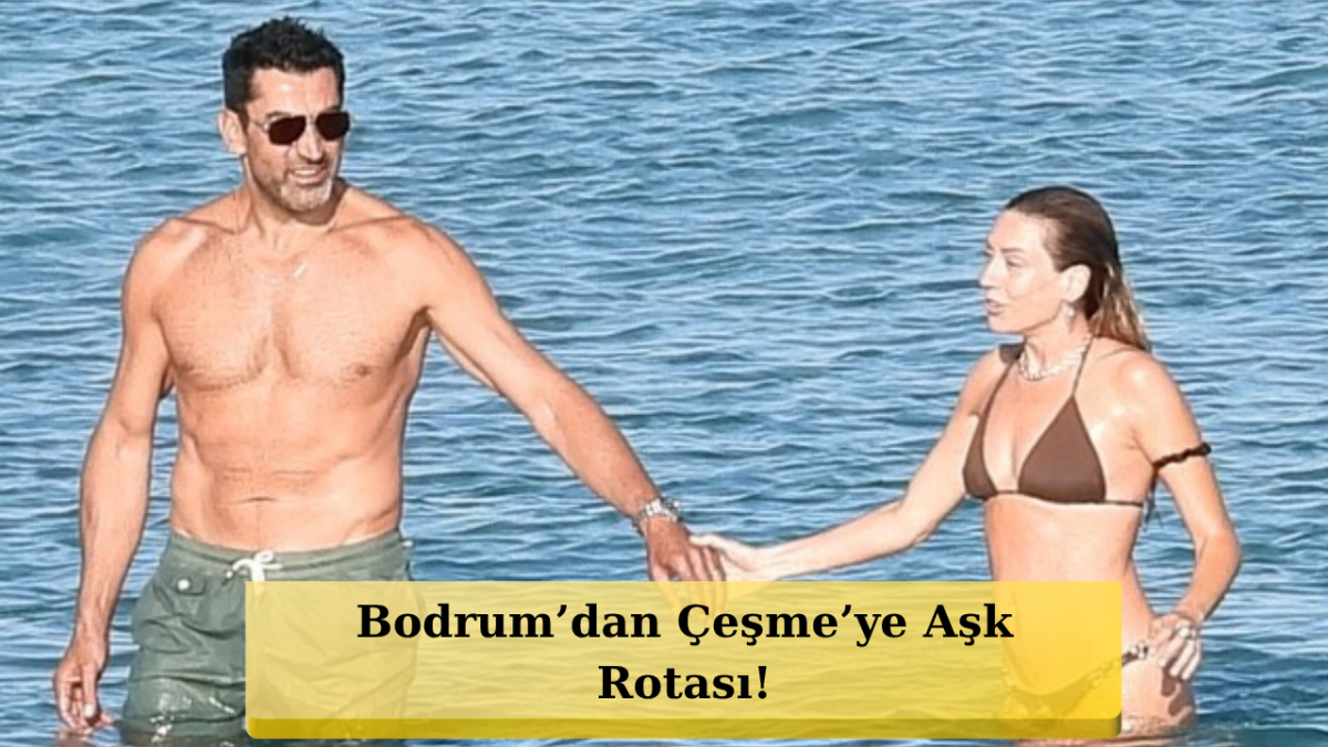 Çeşme Sahillerinde Aşk Rüzgarı: Sinem Kobal ve Kenan İmirzalıoğlu Gün Batımında Romantizm Yaşadı!