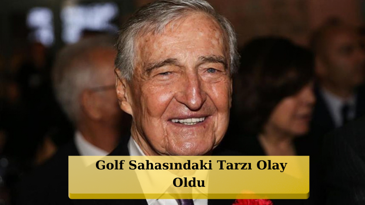 96 Yaşındaki Rahmi Koç'tan Golf Sahasında Tarz Rüzgarı: Renkli Kombini Göz Doldurdu!