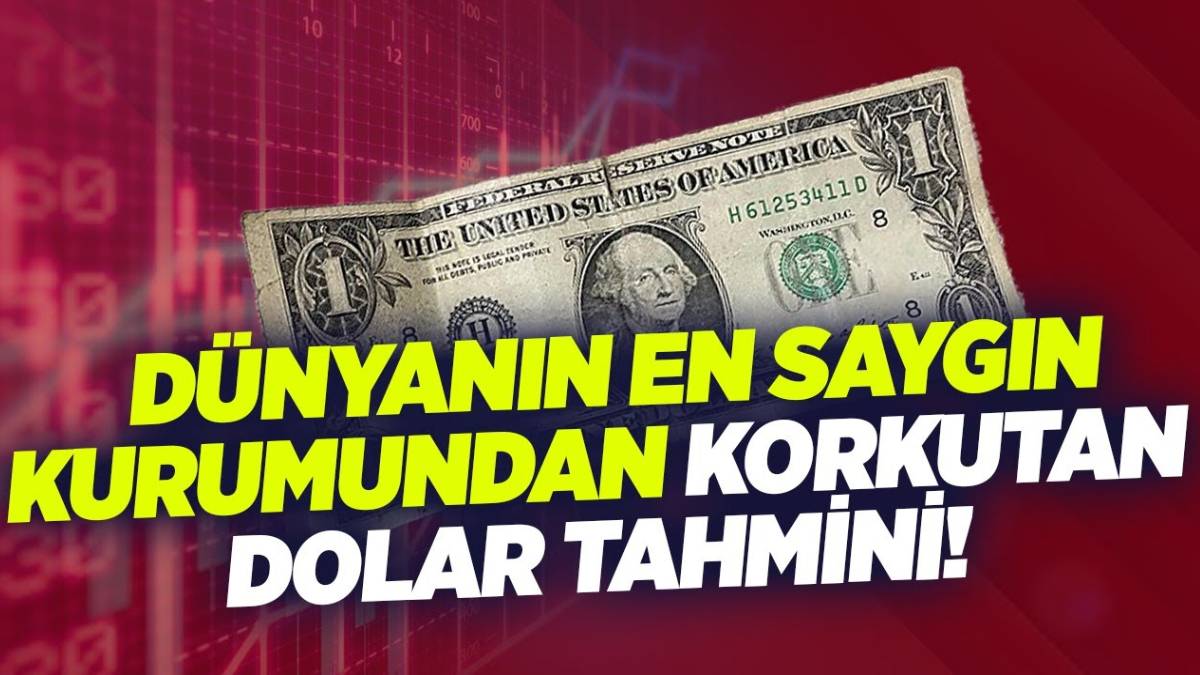 Yastık altında dolar tutuyorsanız aman bırakmayın! Türkiye için kabus haberi verildi! Dünyanın en büyüğü açıkladı