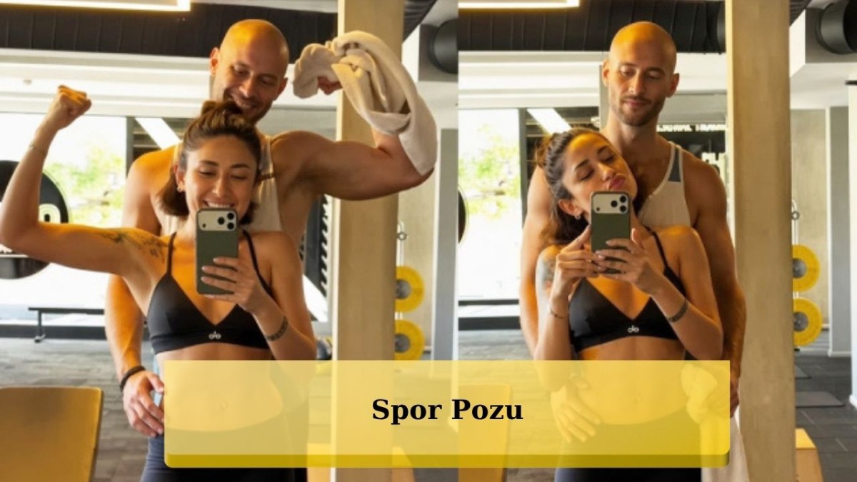 Melek Mosso ve İspanyol Sevgilisinden Spor Pozu