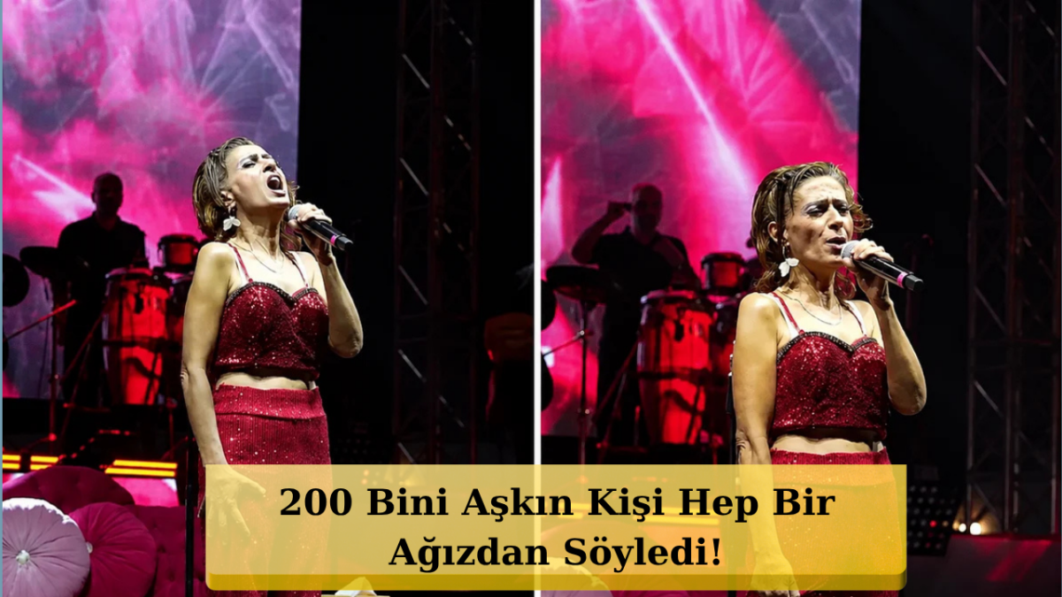 Yıldız Tilbe Başlattı 200 Bin Kişi Marşa Böyle Eşlik Etti!
