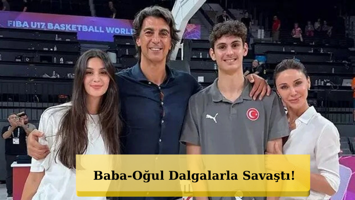 İbrahim Kutluay’dan Oğluna Zorlu Sınav! Denizde Şov