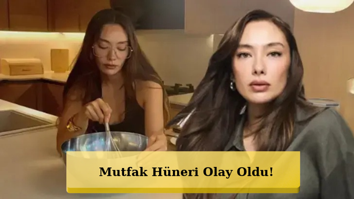 Neslihan Atagül Mutfakta Hünerlerini Sergiledi