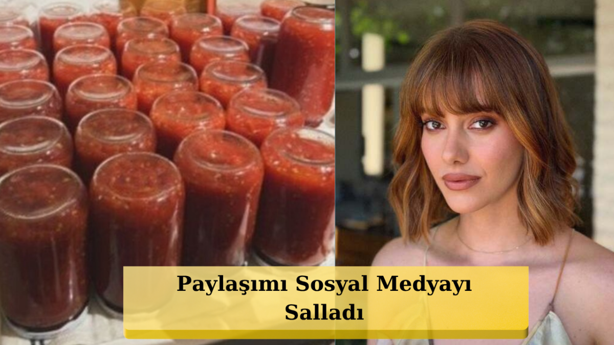 Yalı Çapkını'nın Suna'sı Beril Pozam Mutfağa Girdi! Kavanoz Kavanoz Kışlık Domates Sosu Hazırladı