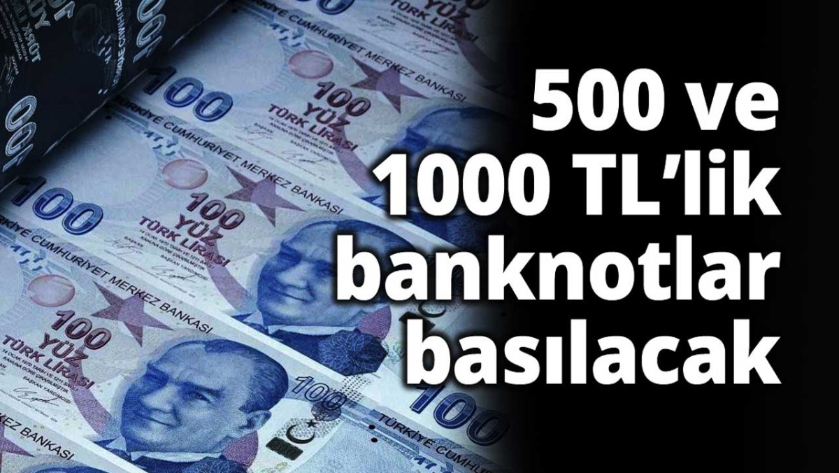 Merkez Bankası'ndan flaş duyuru: 500 TL ve 1.000 TL'lik banknotlar çıkıyor mu?